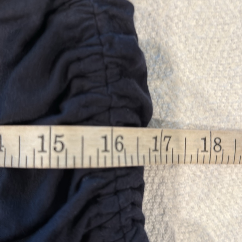 Athleta Apres Navy Side Ruched Dress Size Small - Picture 10 of 14